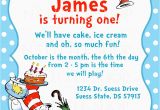 Dr Seuss Birthday Invite Dr Seuss Birthday Invitations Wording Drevio Invitations