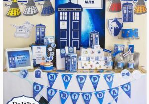 Dr who Birthday Decorations Dr who Party Printable Mega Set Instant by Creativelittlestars