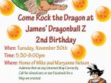 Dragon Ball Z Birthday Invitations Crafty Mommy Diva Dragonball Z Birthday
