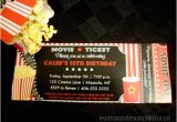 Drive In Movie Birthday Party Invitations Drive In Movie Birthday Party Moms Munchkins