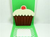 Easy Pop Up Cards for Birthdays Capadia Designs Pop Up Birthday Cupcake Cards