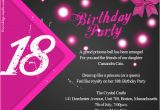 Eighteenth Birthday Invitations 18th Birthday Party Invitation Wording Wordings and Messages