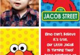 Elmo 2nd Birthday Invitations Custom Elmo Inspired Birthday Party Invitations or Thank