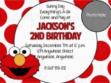 Elmo Photo Birthday Invitations Elmo Printable Birthday Invitation