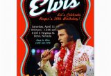 Elvis Birthday Invitations Elvis Poster Birthday Invitations Paperstyle