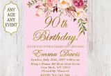 Etsy 90th Birthday Invitations Best 25 90th Birthday Invitations Ideas On Pinterest 50