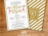 Etsy 90th Birthday Invitations Etsy 90th Birthday Invitations Lijicinu F6cfa3f9eba6