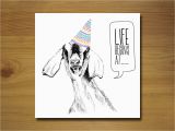 Etsy Birthday Cards for Her Goat Birthday Card by Wywhcards On Etsy