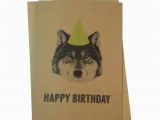 Etsy Birthday Cards for Her Happy Birthday Wolf Birthday Card by Allherglory On Etsy