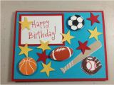 Etsy Birthday Cards for Her Items Similar to Handmade Sports themed Birthday Card On Etsy