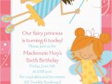 Fairytale Birthday Invitations Fairy Princess Invitation Birthday by Cardsdirect