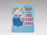 Fat Lady Sings Birthday Card Funny Fat Lady Sings Birthday Card
