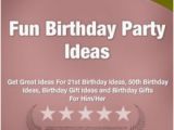 Fiftieth Birthday Present Ideas for Him Fun Birthday Party Ideas Get Great Ideas for 21st Birthday