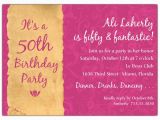 Fifty Birthday Invitation Wording Quotes for 50th Party Invitation Quotesgram