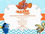 Finding Nemo Birthday Invitation Template Finding Nemo Birthday Invitation Diy Digital by Modpoddesigns