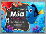 Finding Nemo Birthday Party Invitations Finding Dory Invitation Finding Nemo Invite Disney Pixar