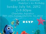 Finding Nemo Photo Birthday Invitations Travel In the Ocean at A Nemo Birthday Party Home Party