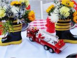 Firefighter Birthday Decorations A Two Alarm Fireman Birthday Party Spaceships and Laser