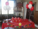 Firefighter Birthday Decorations Fireman Birthday Party In Red and orange Decorations
