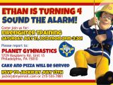 Fireman Sam Birthday Invitations Firefighter Birthday Invitation Ideas Bagvania Free