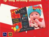 First Birthday Ecard Invitation Free Birthday Invitation Template 70 Free Psd format