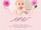 First Birthday Ecard Invitation Free Flowers Frame Free Birthday Invitation Template