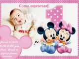 First Birthday Ecard Invitation Free Unique Ideas for Minnie Mouse 1st Birthday Invitations