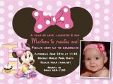 First Birthday Ecard Invitation Free Unique Ideas for Minnie Mouse 1st Birthday Invitations