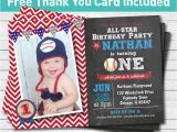 First Birthday Invitations for Boys Baseball Birthday Invitation Baby Boy First 1st Birthday