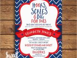 Fish themed Birthday Party Invitations Fishing themed Baby Shower Invitations Yourweek