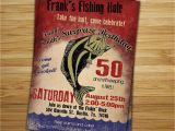 Fishing Birthday Invitations Free Fishing Birthday Party Invitation Invite 30th 40th