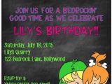 Flintstones Birthday Invitations Flintstones Pebbles Birthday Invite by Grinandgiggles On Etsy