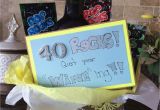 Fortieth Birthday Gifts for Him 40th Birthday Gift Idea Creative Gift Ideas 40th