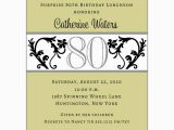 Free 80th Birthday Invitations Templates Quotes for 80th Birthday Invitation Quotesgram