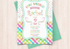 Free Birthday Cards for Printing at Home Printable Sprinkle Birthday Invitations Free Thank You