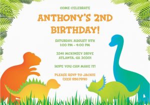 Free Dinosaur Birthday Party Invitation Template 17 Dinosaur Birthday Invitations How to Sample Templates