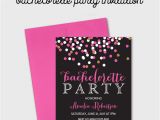 Free Editable Birthday Invitations Free Editable Bachelorette Party Invitation Gray Hot