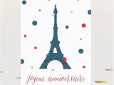 Free French Birthday Cards French Printable Birthday Card Clementine Creative