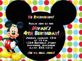 Free Mickey Mouse Birthday Invitations Free Mickey Mouse First Birthday Invitations Template