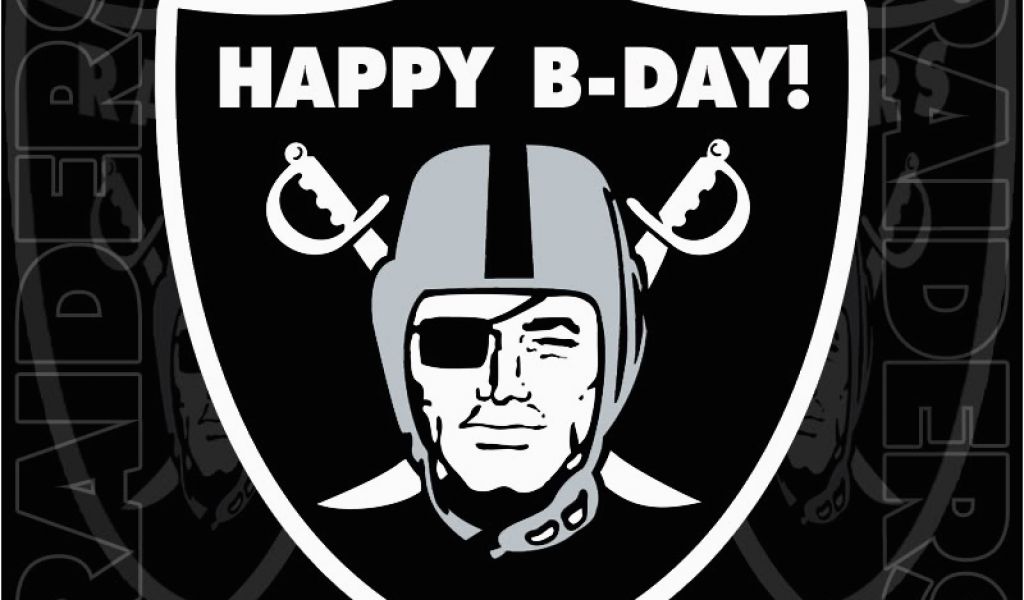 Free Oakland Raiders Birthday Card Happy.