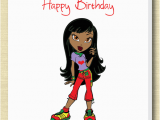 Free Online African American Birthday Cards African American Girl Birthday Card D