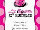 Free Printable 13th Birthday Party Invitations 7 Best Images Of Free Printable 13th Birthday Invitations