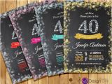 Free Printable 40th Birthday Invitations 24 40th Birthday Invitation Templates Psd Ai Free
