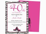 Free Printable 40th Birthday Invitations 40th Party Invites Home Templates Birthday Party