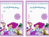 Free Printable Alice In Wonderland Birthday Invitations Alice In Wonderland Birthday Invitations Birthday Printable