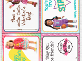 Free Printable American Girl Birthday Cards American Girl Valentines This Mama Loves