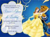 Free Printable Beauty and the Beast Birthday Invitations Beauty and the Beast Birthday Invitation