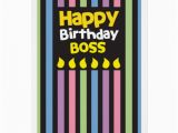 Free Printable Birthday Cards for Boss Happy Birthday Boss Greeting Card Zazzle