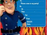 Free Printable Fireman Sam Birthday Invitations Fireman Sam Party Invitations Liam 39 S Birthday Ideas
