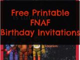 Free Printable Five Nights at Freddy S Birthday Invitations Free Printable Five Nights at Freddy S Birthday